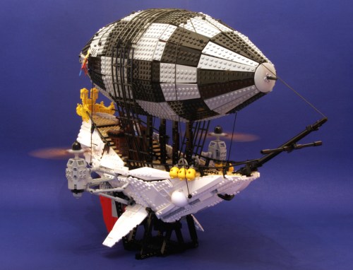 Steampunk Lego airship
