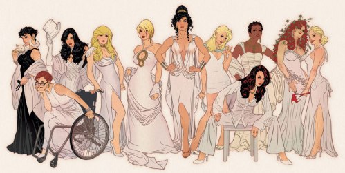 Adam Hughes takes on the women of DC