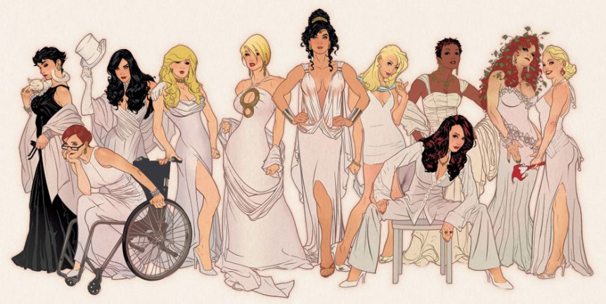 Adam Hughes takes on the women of DC