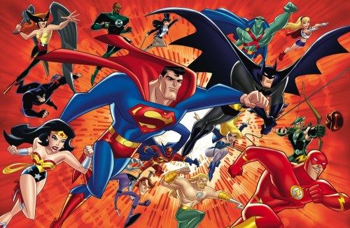 The animated Justice League