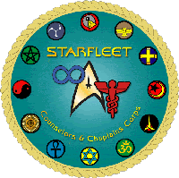 Fictional Starfleet chaplains' logo