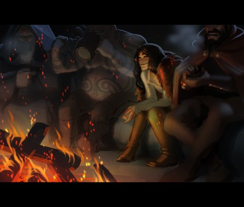 Campfire by Matt Rhodes