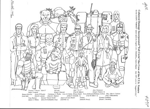 "Vortex" Player Characters