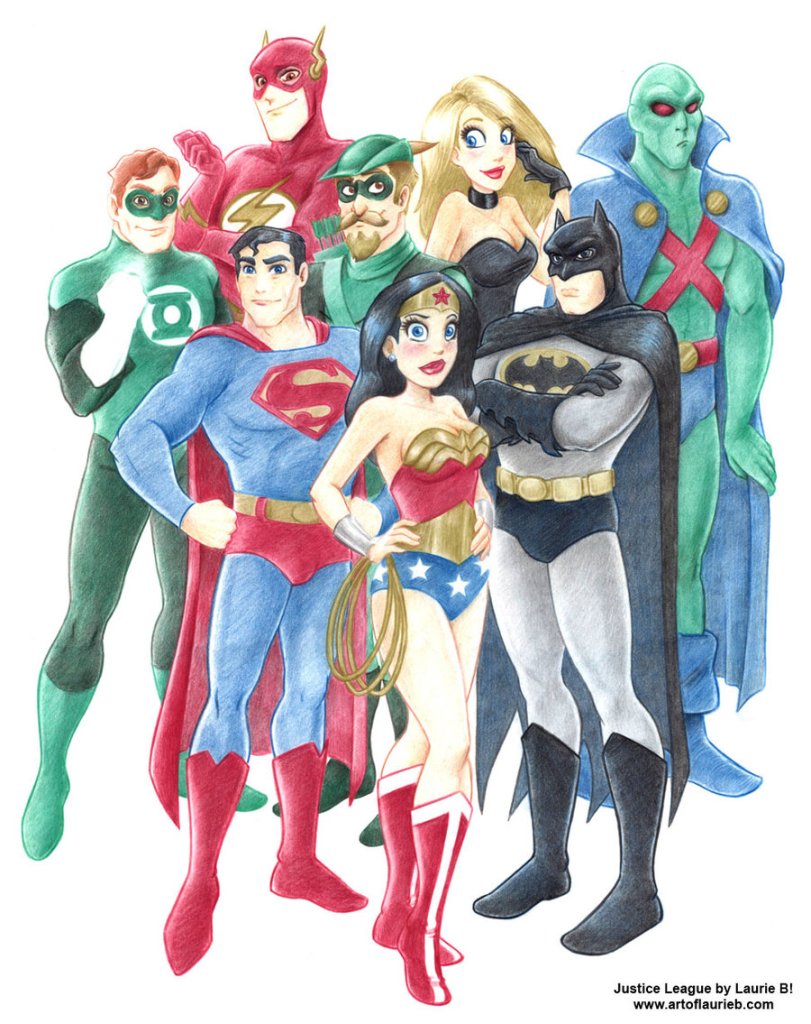 Justice_League_by_Laurie_B_by_ArtofLaurieB