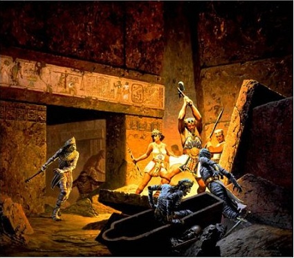 Battle in the tombs