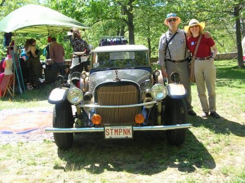 Customized vintage vehicle