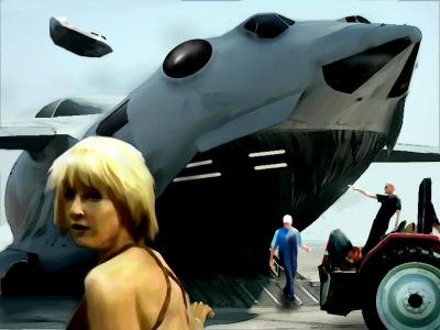 Starship getting under way