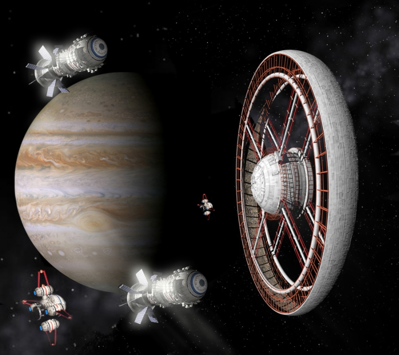 Jovian torus colony