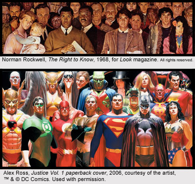 Comparison of painters Rockwell and Ross