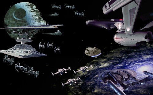 Space opera franchises meet